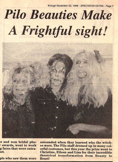Pilo Arts Day Spa & Salon featured in The Brooklyn Spectator Newspaper Article - Pilo Beauties Make A Frightful Sight